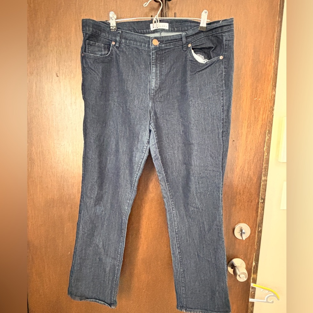 Loft Modern Kick Crop jeans